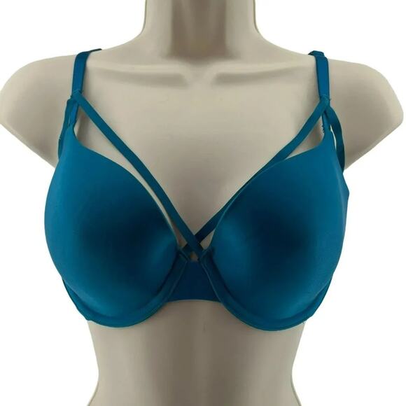 Victoria's Secret Pretty Teal Lightly-lined Full-coverage Bra 34D - Picture 9 of 9